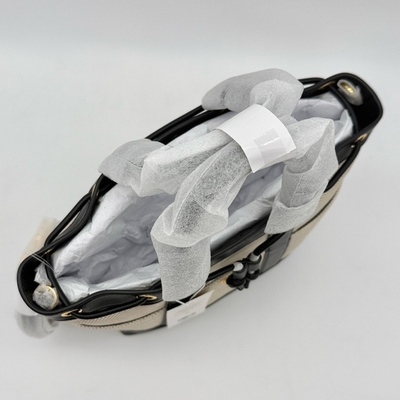 Veronica Beard Goody Bag Natural Black - Picture 7 of 15